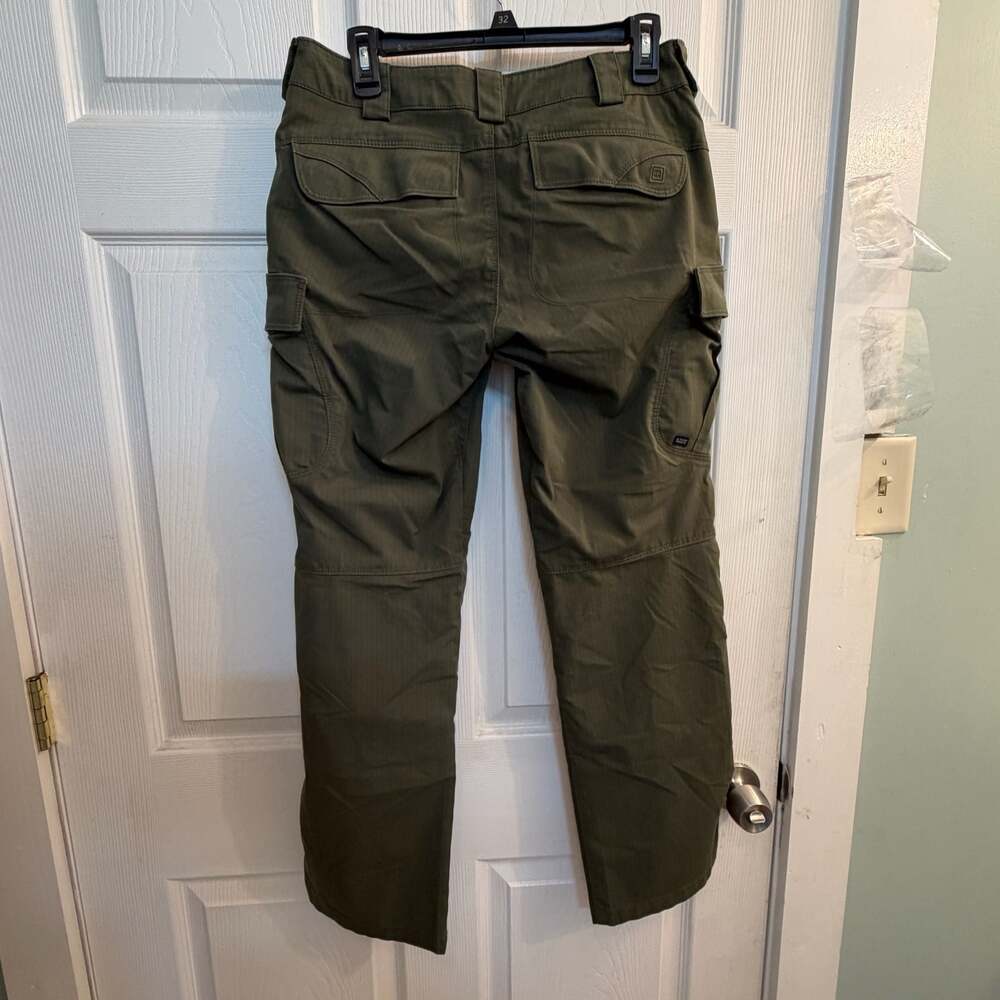 5.11 Tactical Womens Ripstop Cargo Pants Olive Green Sz 8 Regular Police Militar - Picture 9 of 12